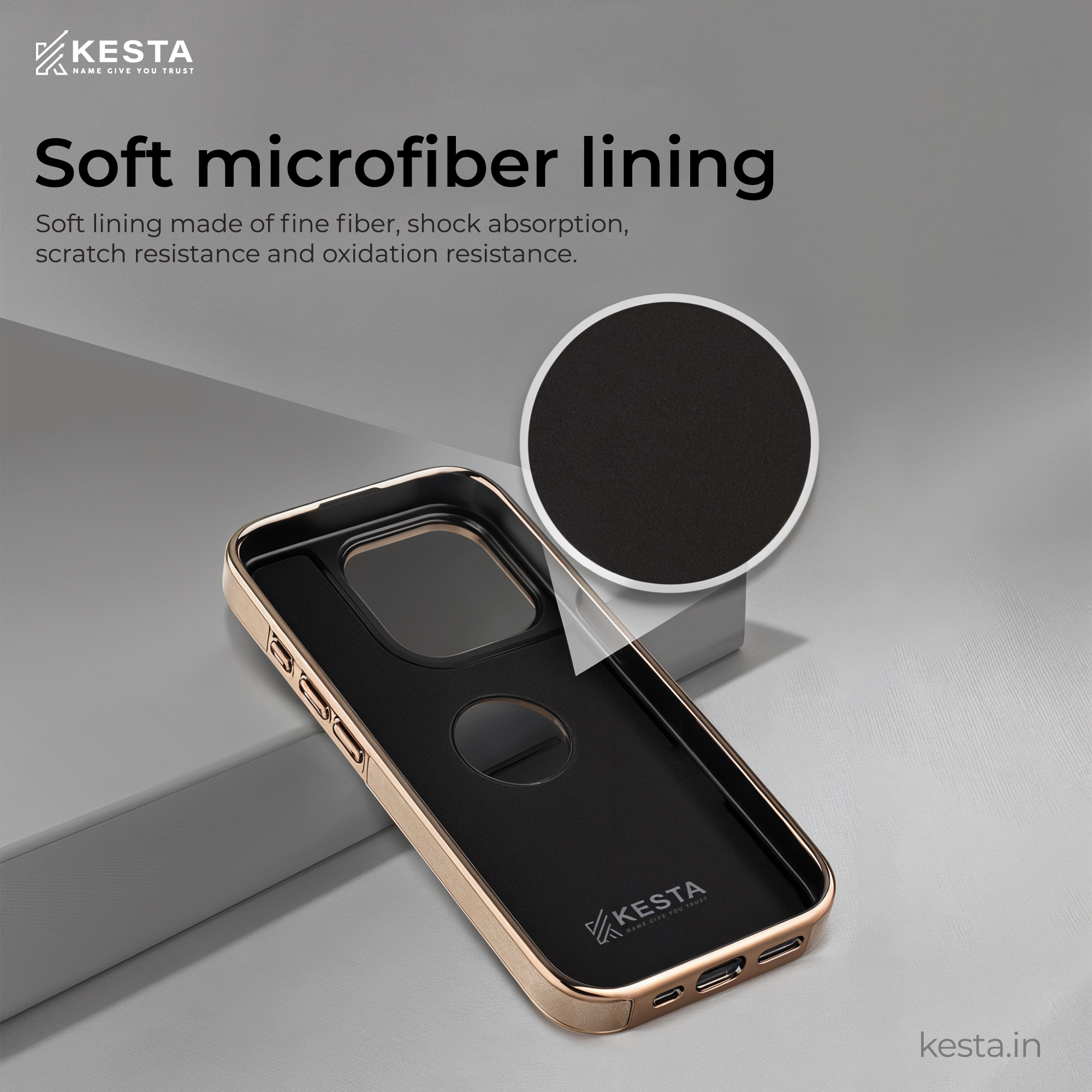 iPhone 15 Cover - Classy Elite Desert Leather Case (Built-In Magnetic Ring Holder)